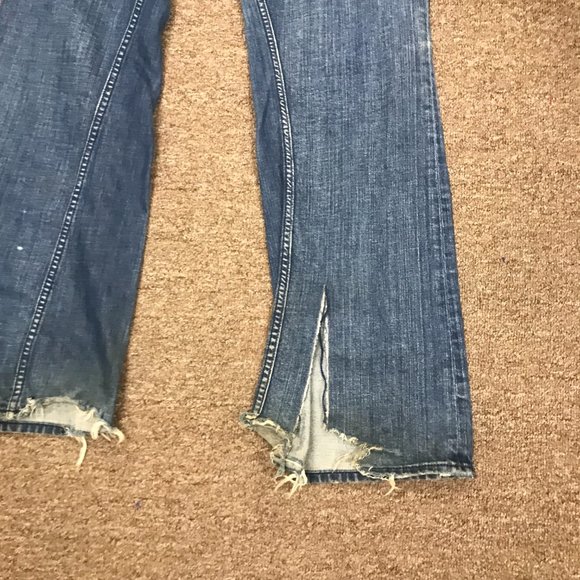 Diesel Shazor 34 x 32 100% cotton boot cut jeans button fly Italy - Picture 10 of 11